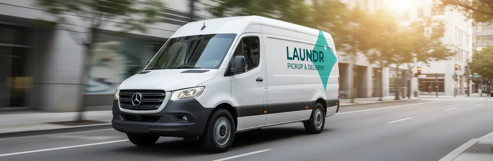 Laundr Pickup And Delivery Van